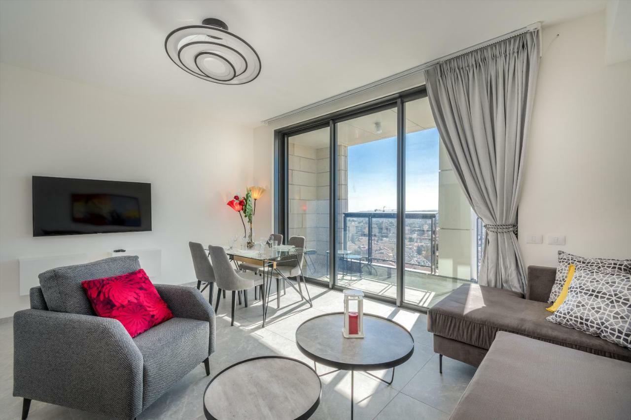 J Tower - Fantastic View - Top Location - Private Parking Jerusalém Exterior foto
