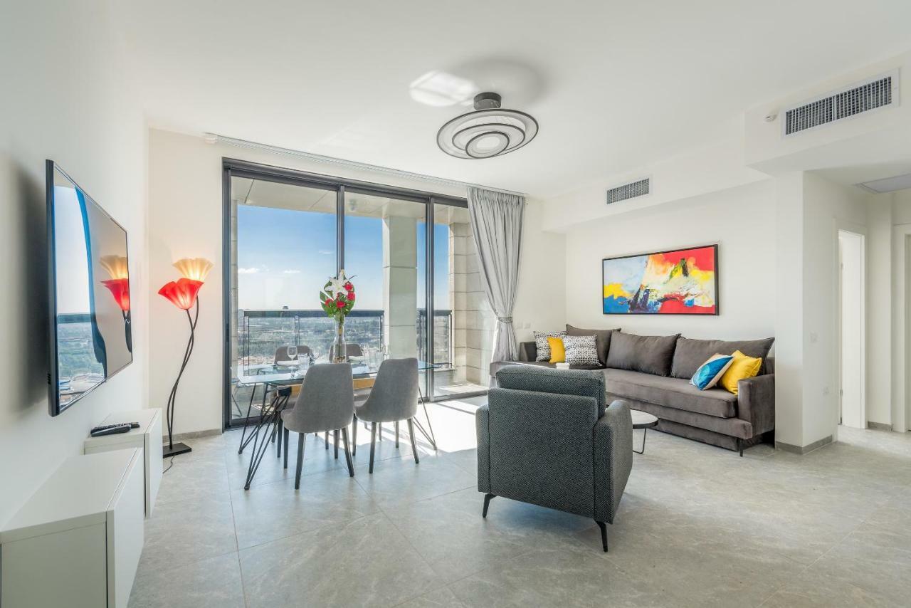 J Tower - Fantastic View - Top Location - Private Parking Jerusalém Exterior foto