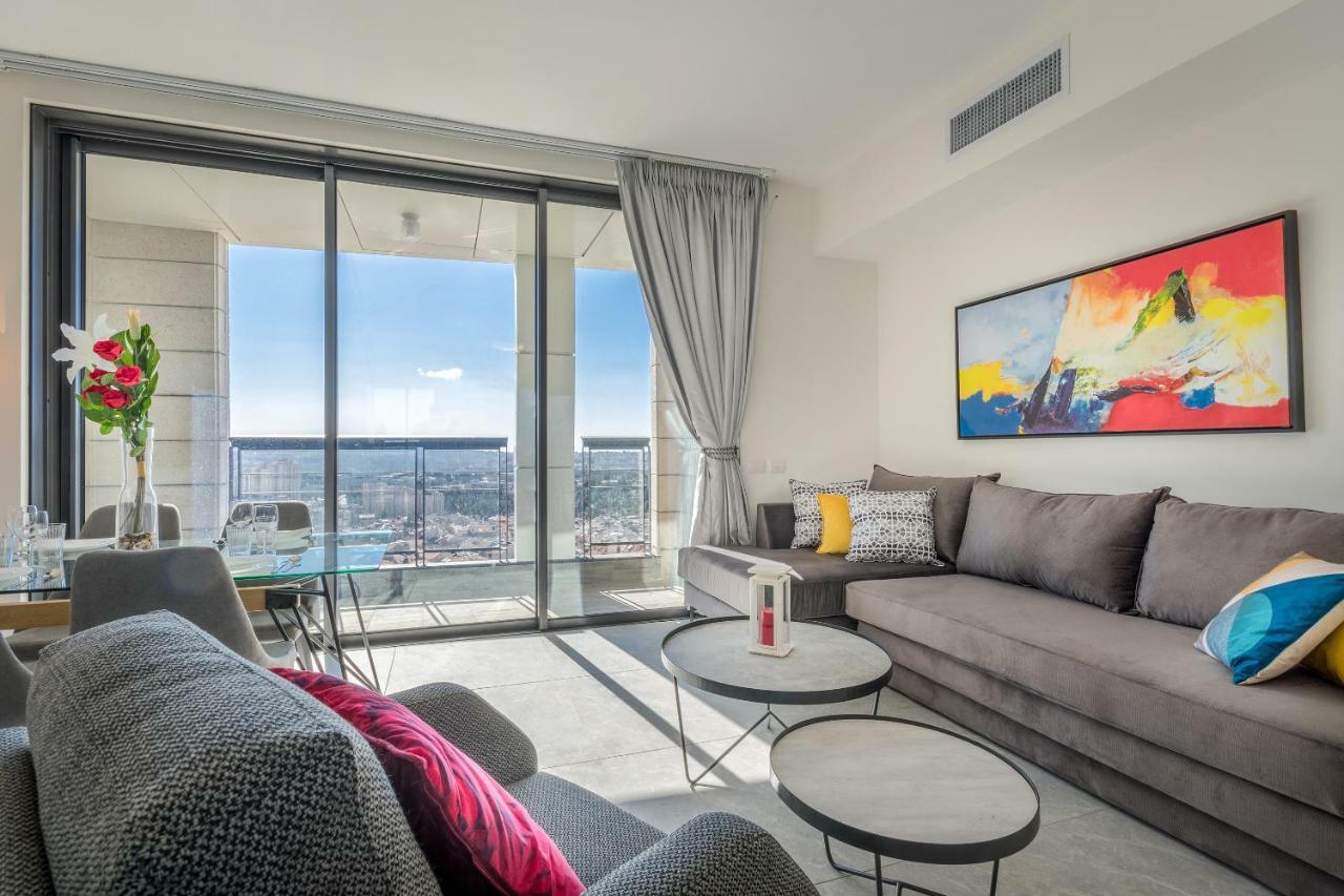 J Tower - Fantastic View - Top Location - Private Parking Jerusalém Exterior foto