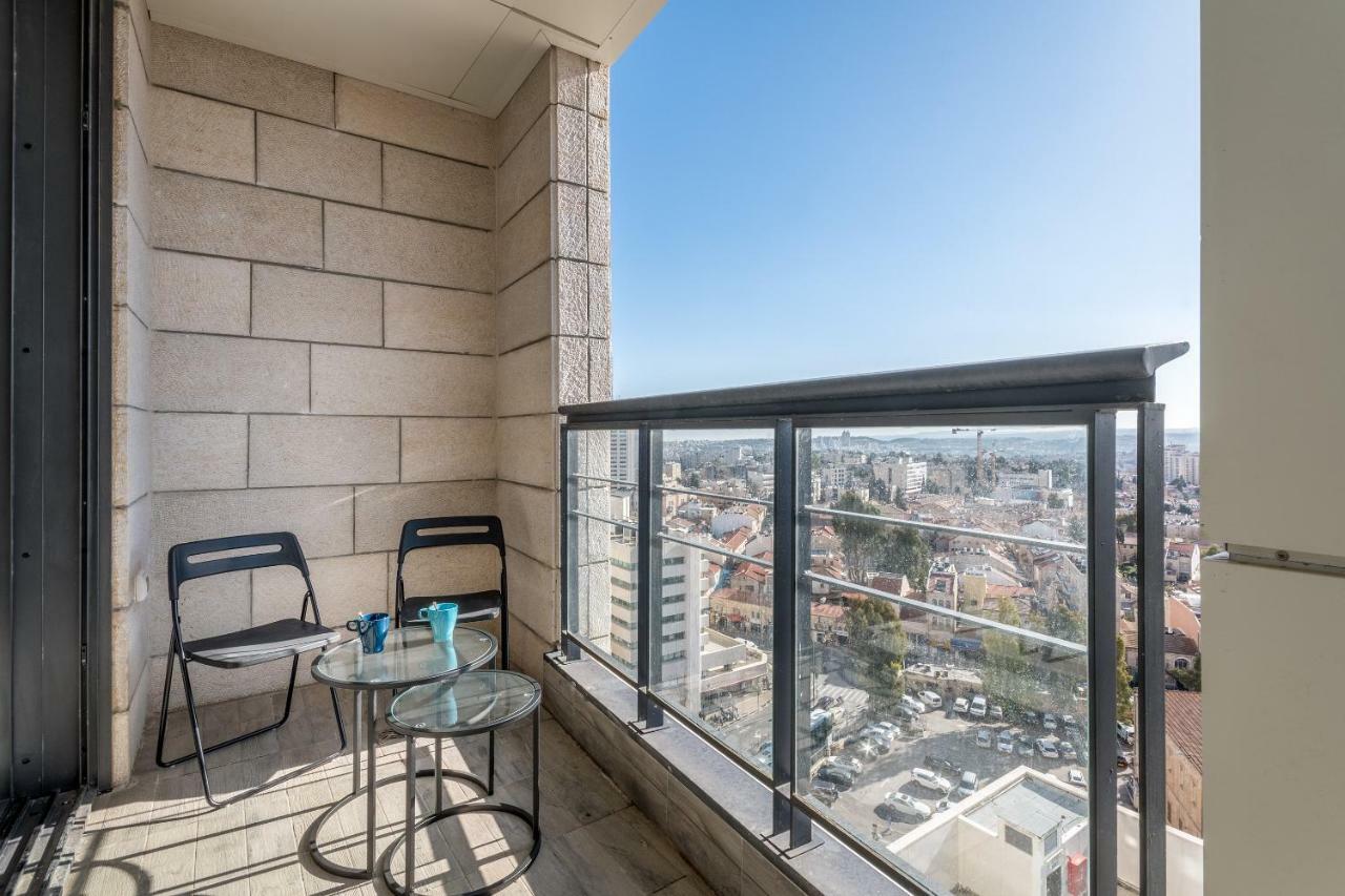 J Tower - Fantastic View - Top Location - Private Parking Jerusalém Exterior foto