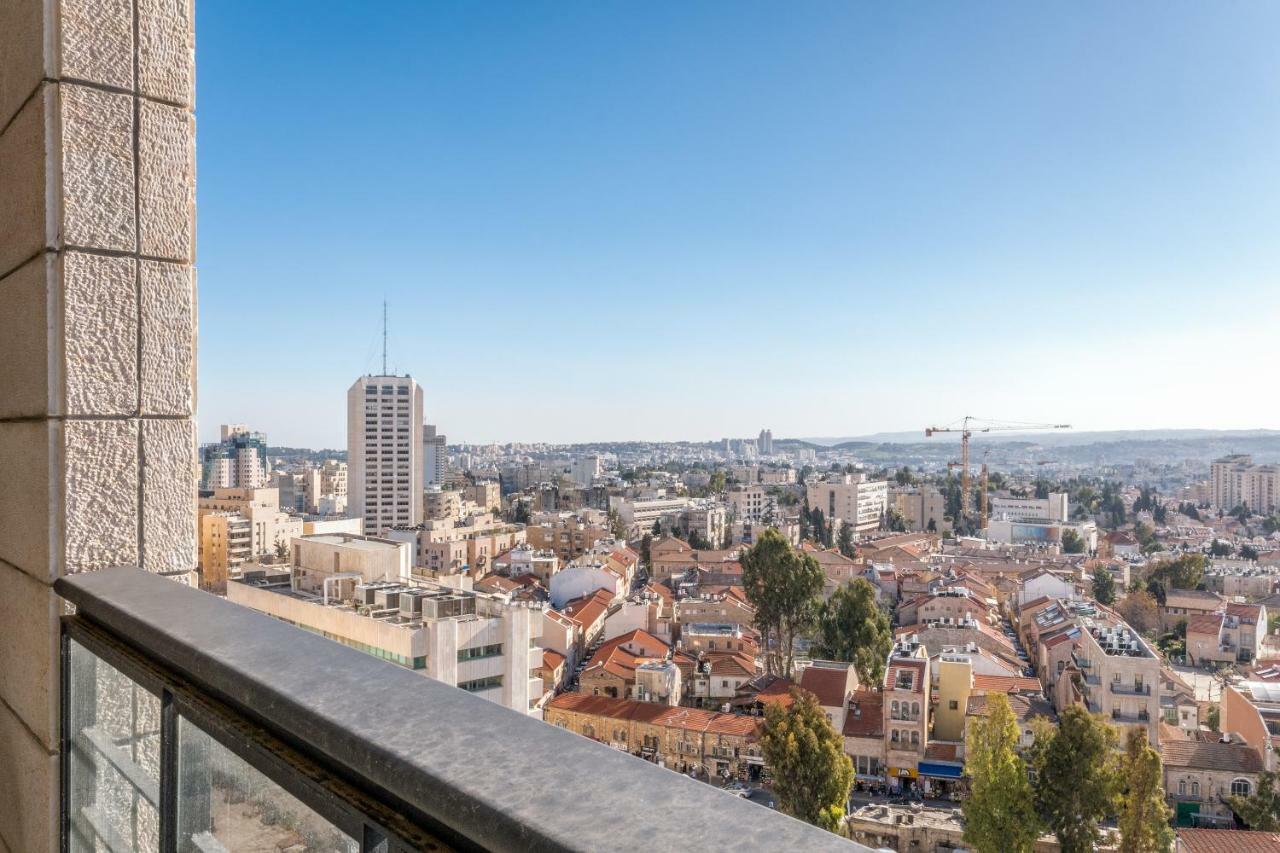 J Tower - Fantastic View - Top Location - Private Parking Jerusalém Exterior foto